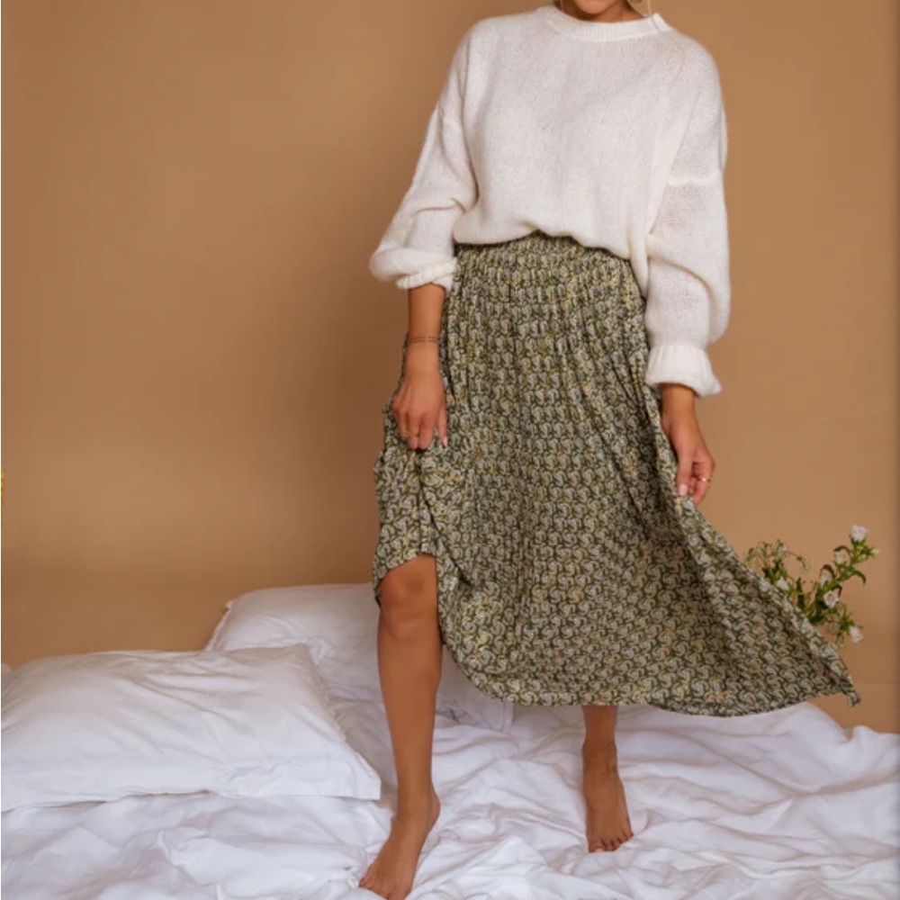 Easy Clothes - Green Moriane Skirt S/M
